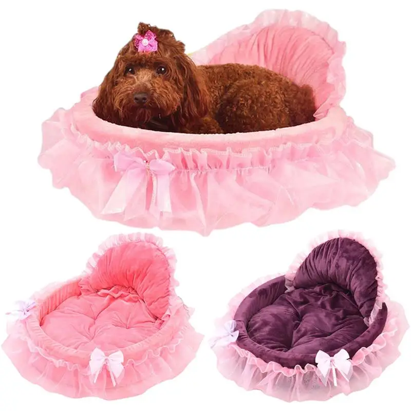 New Luxury Lace Pet Bed To Improve Sleep Comfortable Pet Princess Cat Kitty Sofa Warm Dog Mattress Beautiful Circular Pet Bed
New Luxury Lace Pet Bed To Improve Sleep Comfortable Pet Princess Cat Kitty Sofa Warm Dog Mattress Beautiful Circular Pet Bed