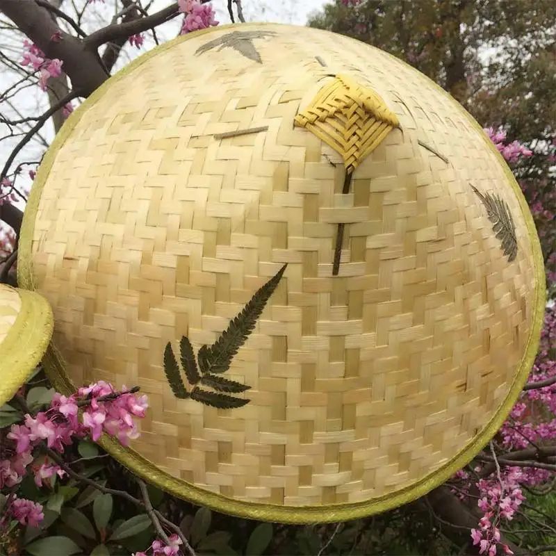 Retro Bamboo Rattan Fisherman Hat Handmade Weave Straw Bucket Hat Tourism Rain Cap Dance Props Cone Fishing Anti Sun Farmer Hat
Retro Bamboo Rattan Fisherman Hat Handmade Weave Straw Bucket Hat Tourism Rain Cap Dance Props Cone Fishing Anti Sun Farmer Hat