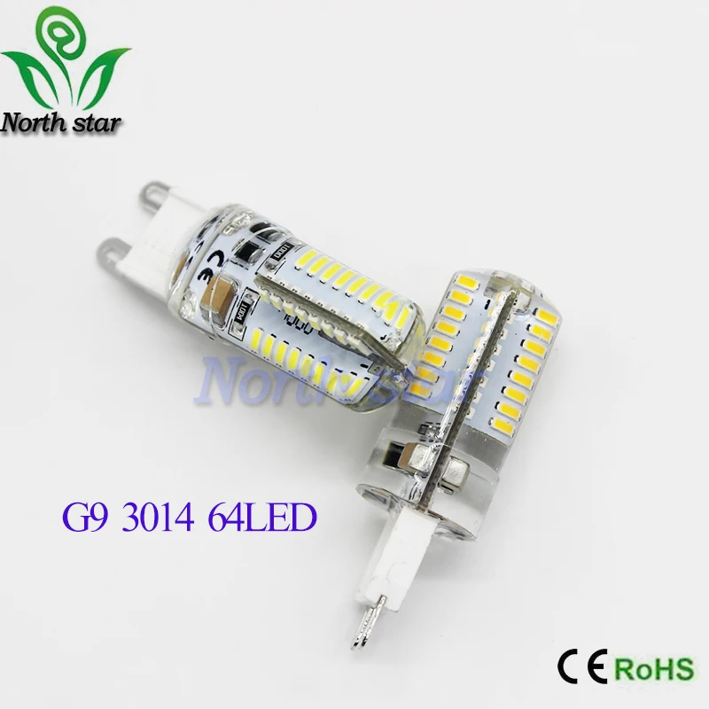 Светодиодный светильник G9 7 Вт 9 10 12 лампа кукуруза 220 В переменного тока SMD 2835 3014 48