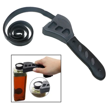 Multi-function Belt Wrench Adjustable Bottle Opener Auto Repair Filter Spanner Tools ALI88
Multi-function Belt Wrench Adjustable Bottle Opener Auto Repair Filter Spanner Tools ALI88
