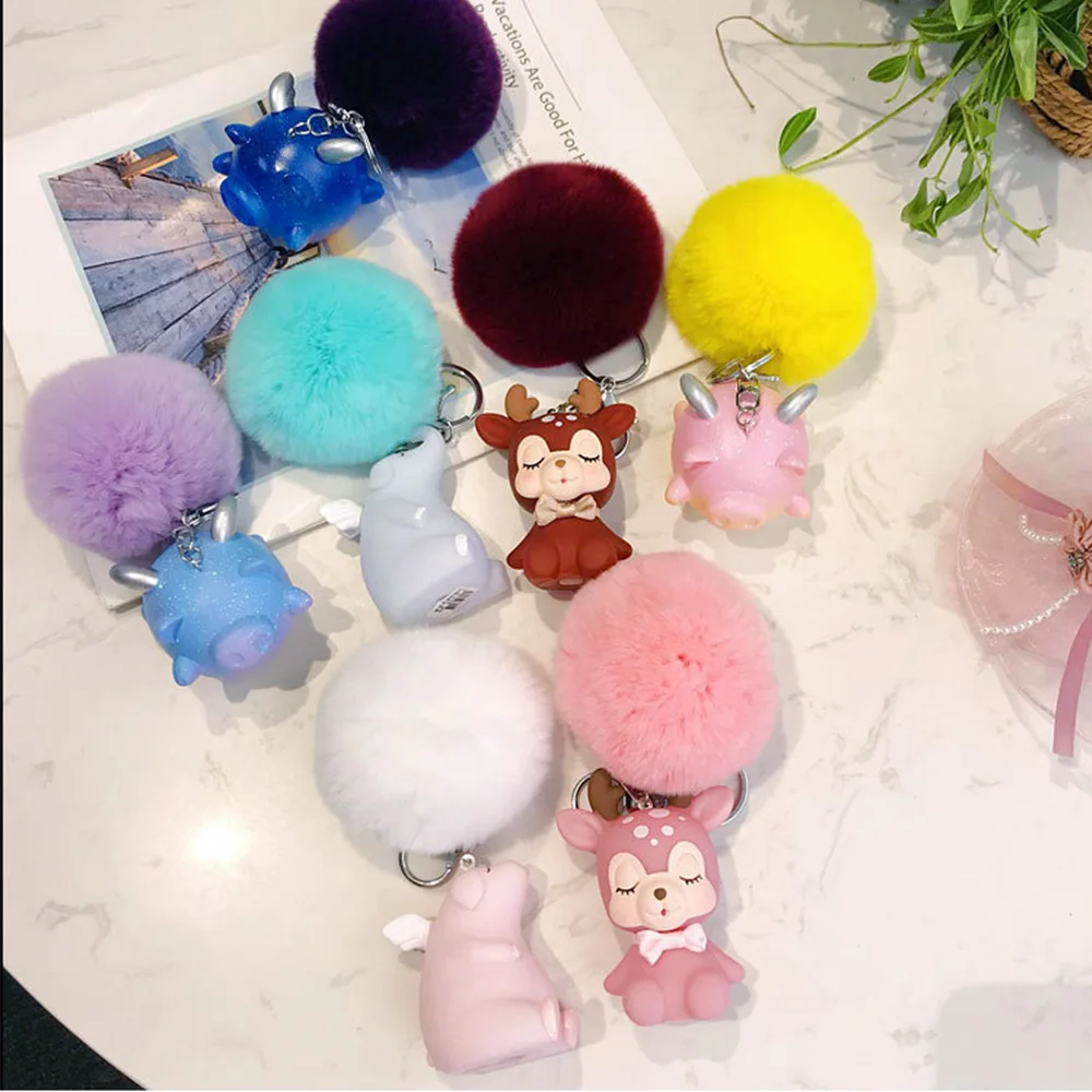 Personalized Kawaii Plush Keychain Unicorn Cartoon Fur Ball Plush Hand Carved Highlighted Squeeze doll Keyring Private Custom
Personalized Kawaii Plush Keychain Unicorn Cartoon Fur Ball Plush Hand Carved Highlighted Squeeze doll Keyring Private Custom