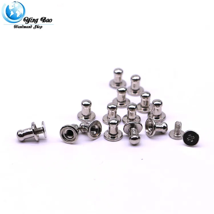 50sets/pack 8mm (Diameter), 8.4mm (Height) 3 Colors rivet 8mm mushroom rivet Silver B-13
50sets/pack 8mm (Diameter), 8.4mm (Height) 3 Colors rivet 8mm mushroom rivet Silver B-13