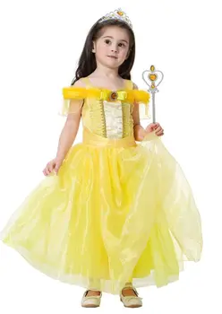 Girls Halloween Dress The Belle Princess Dresses Christmas Evening Girl Party Custome dress 3-8Y
Girls Halloween Dress The Belle Princess Dresses Christmas Evening Girl Party Custome dress 3-8Y