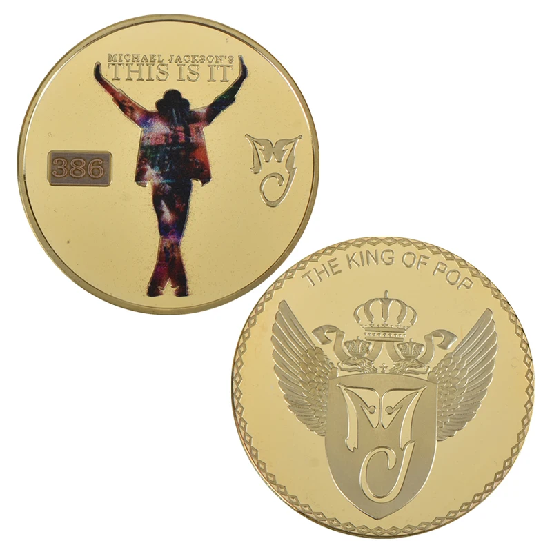 Free Shipping 5pcs/lot,Michael Jackson Commemorative gold Coin. King of Pop. Coin
Free Shipping 5pcs/lot,Michael Jackson Commemorative gold Coin. King of Pop. Coin