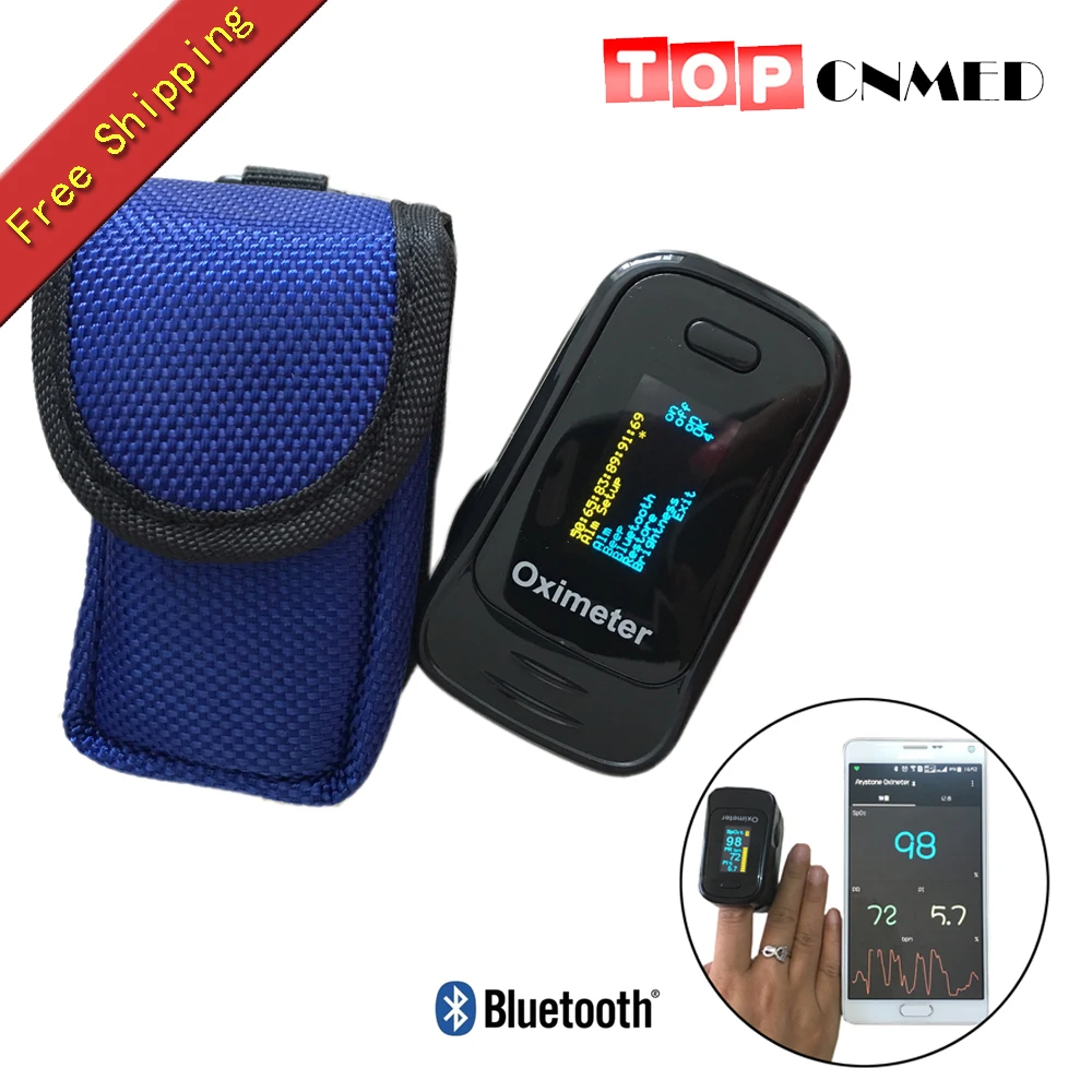 Andriod iOS APP Bluetooth 4.0 OLED Fingertip Pulse Oximeter Finger Oximetro pulso Blood Oxygen SpO2 Saturation Monitor
Andriod iOS APP Bluetooth 4.0 OLED Fingertip Pulse Oximeter Finger Oximetro pulso Blood Oxygen SpO2 Saturation Monitor