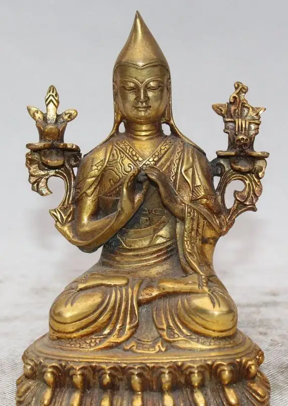 wang6710633++6" Chinese Buddhism Bronze Carving Seat Lotus Flower Je Tsongkhapa Buddha Statue
wang6710633++6" Chinese Buddhism Bronze Carving Seat Lotus Flower Je Tsongkhapa Buddha Statue