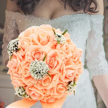 Handmade Artificial Silk Flowers Bouquet Roses Wedding Bouquet Bridal Bridesmaid Bouquet Lace Decor Wedding Bouquet de mariage
Handmade Artificial Silk Flowers Bouquet Roses Wedding Bouquet Bridal Bridesmaid Bouquet Lace Decor Wedding Bouquet de mariage
