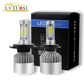 LVTUSI H1 H4 LED H7 H11 9003 HB2 H3 H8 H9 COB S2 Auto Car Headlight 72W 8000LM High All In One Automobiles Lamp 6500K 12V EF
LVTUSI H1 H4 LED H7 H11 9003 HB2 H3 H8 H9 COB S2 Auto Car Headlight 72W 8000LM High All In One Automobiles Lamp 6500K 12V EF