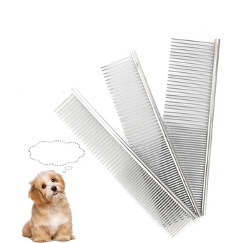 new Pet Dog Comb Professional Steel Hair Trimmer Stainless Steel Stripe High Quality Pets Combs Grooming Cleaning Brush
new Pet Dog Comb Professional Steel Hair Trimmer Stainless Steel Stripe High Quality Pets Combs Grooming Cleaning Brush