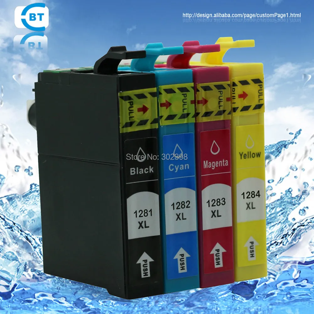 4PCS Compatible T1281/T1282/T1283/T1284 T1285 ink cartridge for SX125 S22 SX420W SX425W BX305F BX305FW
4PCS Compatible T1281/T1282/T1283/T1284 T1285 ink cartridge for SX125 S22 SX420W SX425W BX305F BX305FW