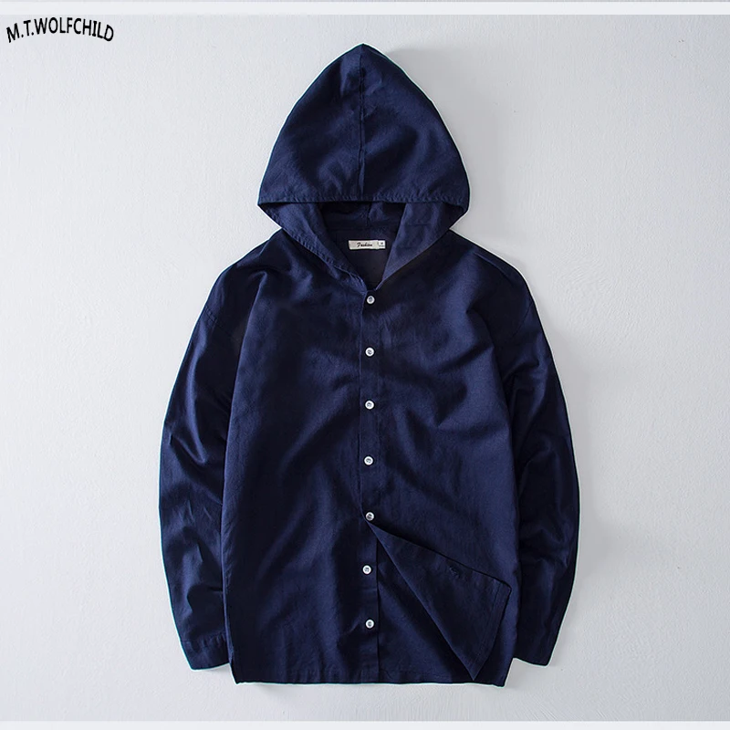 Male shirts 2018 New mens long sleeve hooded linen shirts casual mens cotton shirts solid color M-4XL mens clothing loose tops
Male shirts 2018 New mens long sleeve hooded linen shirts casual mens cotton shirts solid color M-4XL mens clothing loose tops