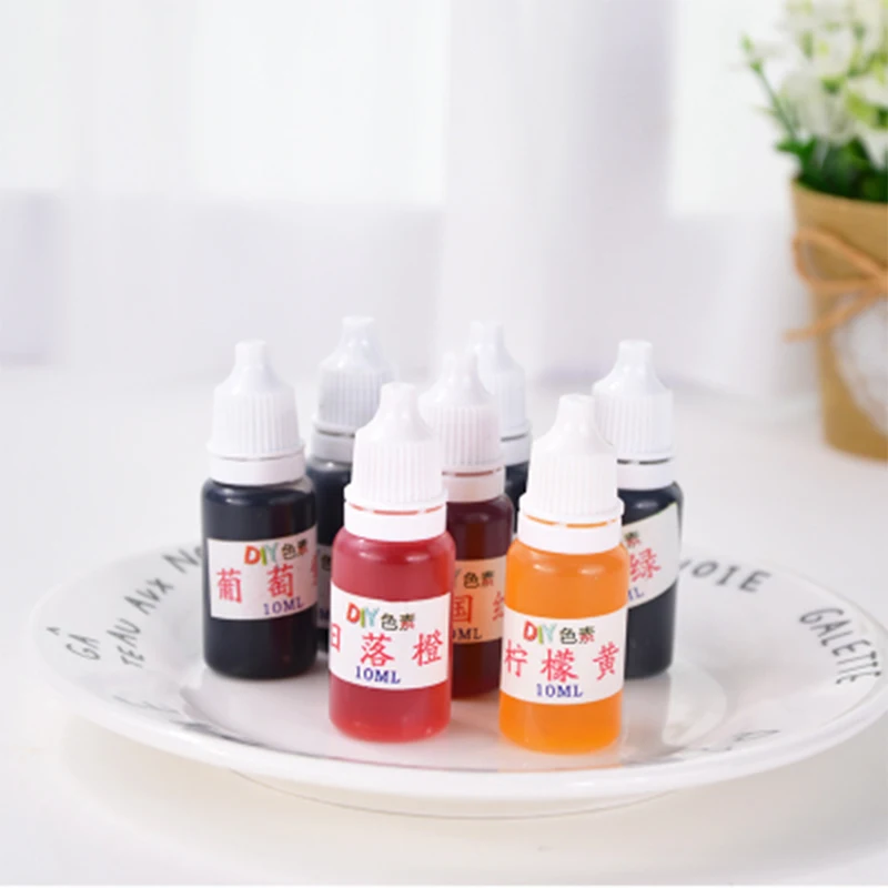 10ml Practical Pigment For Slime Crystal Mud Colourful Dyeing Edible Pigments DIY Craft Dyeing Pigment Slime Clay Accessories
10ml Practical Pigment For Slime Crystal Mud Colourful Dyeing Edible Pigments DIY Craft Dyeing Pigment Slime Clay Accessories