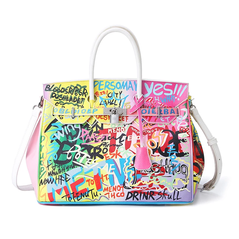 2017 Creative Art Design Printing Graffiti Handbag Women Pu Leather High Quality Artificial Leather Travel Beach Messenger Bag
2017 Creative Art Design Printing Graffiti Handbag Women Pu Leather High Quality Artificial Leather Travel Beach Messenger Bag