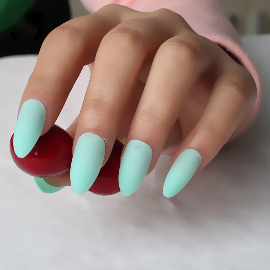 24pcs/set Matte Almond Stiletto False Nails Frosted Soft Fake Nail Art Tips Pointed Press On Nails Full Cover Tips Decoration
24pcs/set Matte Almond Stiletto False Nails Frosted Soft Fake Nail Art Tips Pointed Press On Nails Full Cover Tips Decoration
