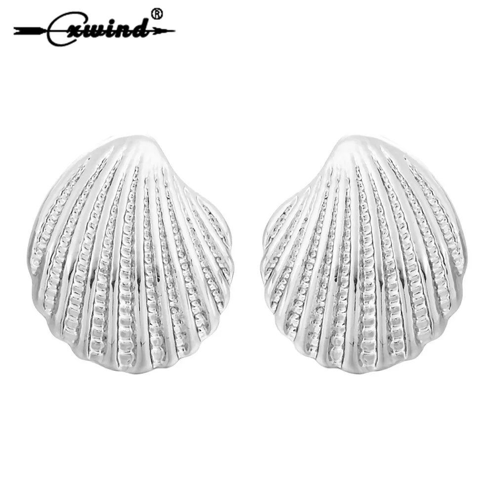 Cxwind 1pair Fashion Sea Shell Earrings Seashell Stud Earrings Beach Conch Earrings Nautical Ariel Mermaid Studs Women Jewelry
Cxwind 1pair Fashion Sea Shell Earrings Seashell Stud Earrings Beach Conch Earrings Nautical Ariel Mermaid Studs Women Jewelry