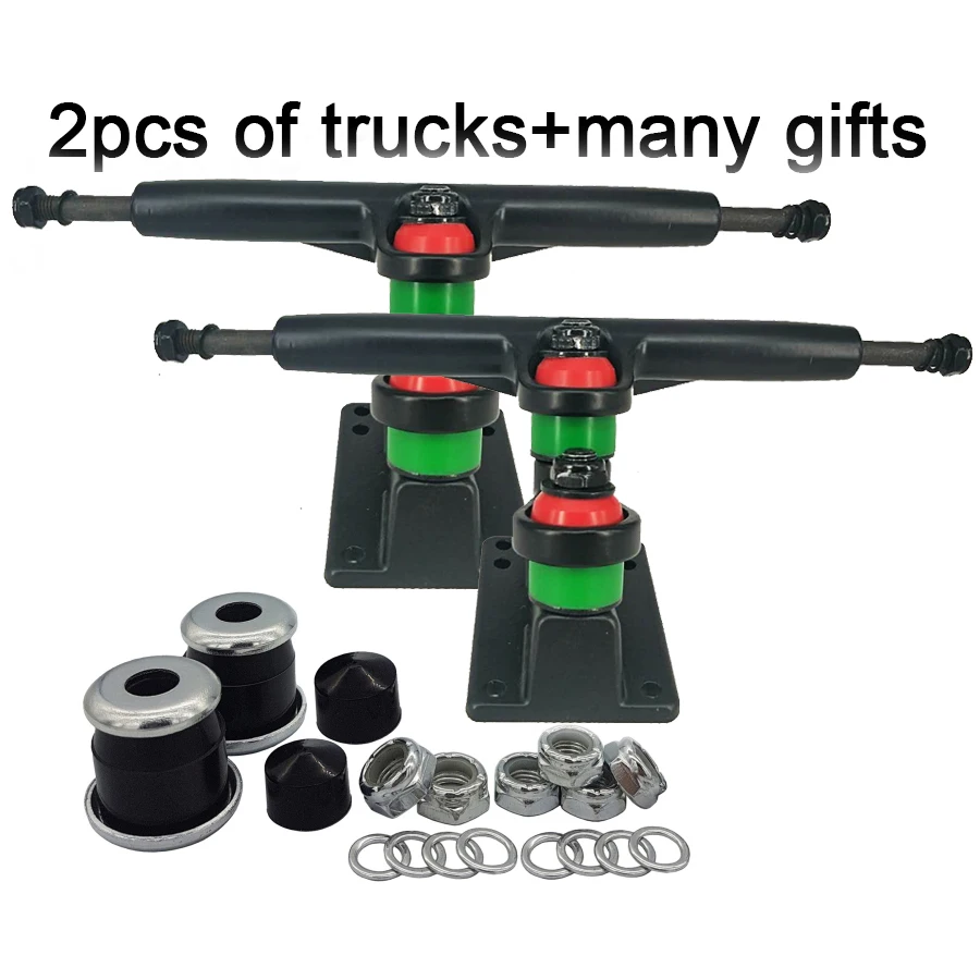 professional skateboard trucks double kick 7 inch trucks 2pcs skateboard with many gifts
professional skateboard trucks double kick 7 inch trucks 2pcs skateboard with many gifts