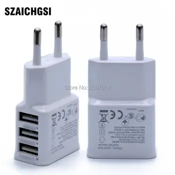 SZAICHGSI Universal 2A 3 Ports USB EU Wall Charger Adapter 3USB for Samsung mobile phone wholesale 200pcs/lot
SZAICHGSI Universal 2A 3 Ports USB EU Wall Charger Adapter 3USB for Samsung mobile phone wholesale 200pcs/lot