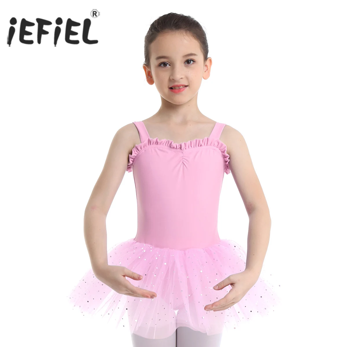 Girls Kids Professional Ballet Tutu Dress Criss-cross Strap Ruffled Lyrical Dance Costumes Ballet Dance Gymnastics Leotard Dress
Girls Kids Professional Ballet Tutu Dress Criss-cross Strap Ruffled Lyrical Dance Costumes Ballet Dance Gymnastics Leotard Dress