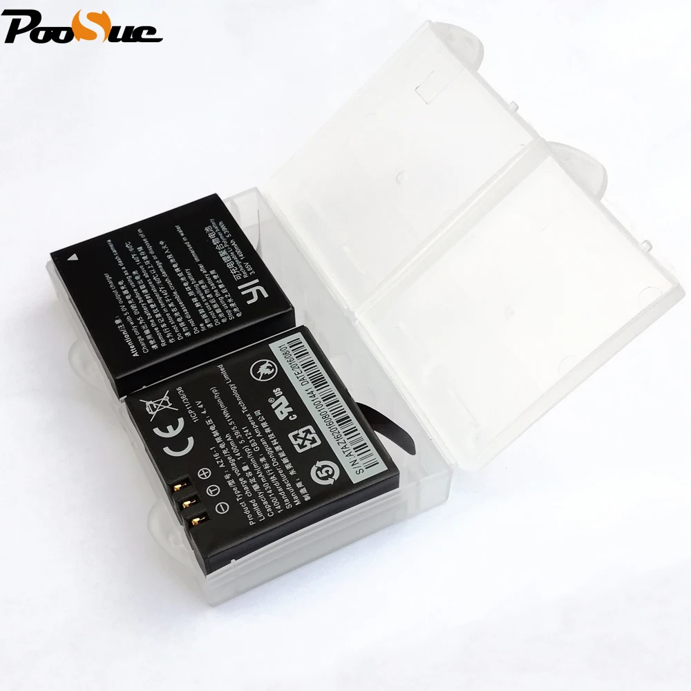 For Xiaomi Yi 4K battery XiaoYi 2 II Action camera Accessories 2x 1400mAh Original AZ16-1 for Xiao mi Yi 4K rechargeable battery
For Xiaomi Yi 4K battery XiaoYi 2 II Action camera Accessories 2x 1400mAh Original AZ16-1 for Xiao mi Yi 4K rechargeable battery
