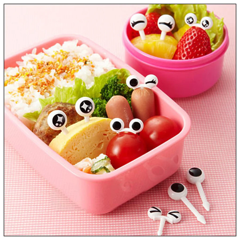 10pcs/set Mini Eye Cartoon Expression Fruit Fork Plastic Fruit Toothpick For Children
10pcs/set Mini Eye Cartoon Expression Fruit Fork Plastic Fruit Toothpick For Children