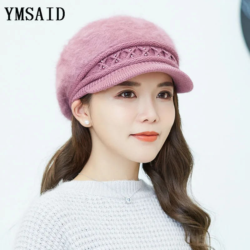 Ymsaid 2018 New Women Rabbit hair Beret Hat Winter Super Warmer Female Cap Casual Dome Knit Visor Hat Beret for Women Cap Bonia
Ymsaid 2018 New Women Rabbit hair Beret Hat Winter Super Warmer Female Cap Casual Dome Knit Visor Hat Beret for Women Cap Bonia