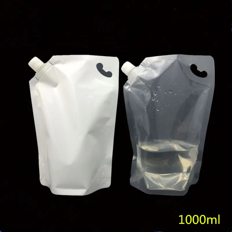 1000ML Portable Beverage bags Liquid laundry Shower Gel Hand soap Water Milk juice Nozzle Bag 18cm*26cm 20PCS
1000ML Portable Beverage bags Liquid laundry Shower Gel Hand soap Water Milk juice Nozzle Bag 18cm*26cm 20PCS