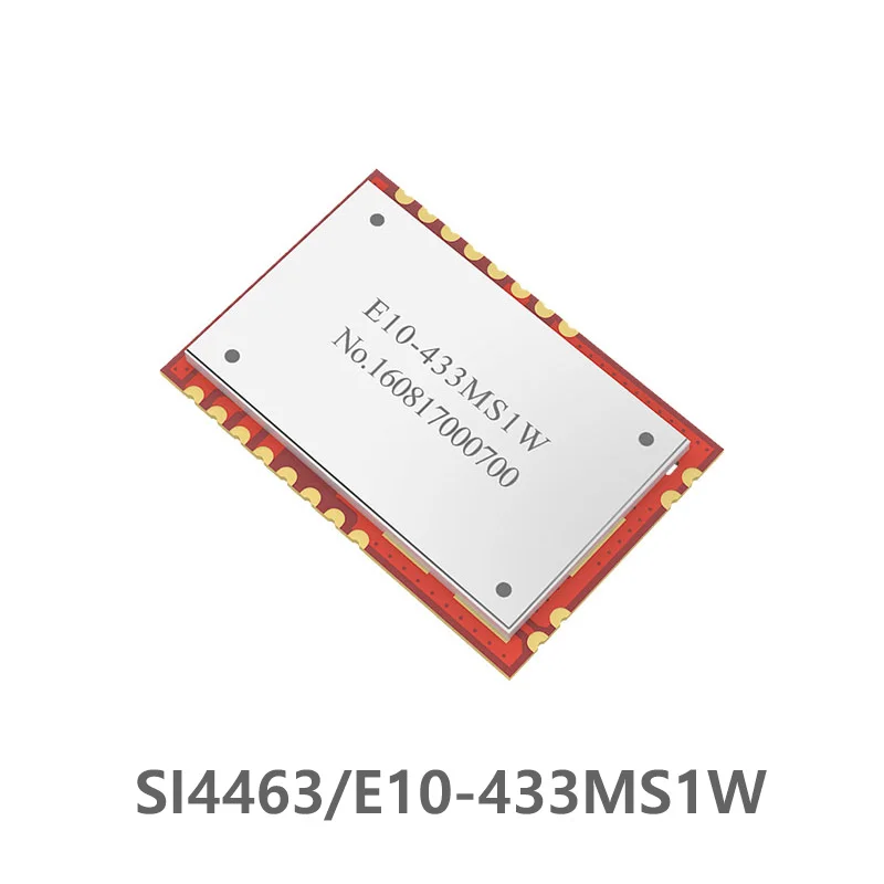 E10-433MS1W SI4463 TCXO 433Mhz 1W Wireless Module SPI ebyte 433M SMD Transceiver for Data Communication Stamp hole Antenna
E10-433MS1W SI4463 TCXO 433Mhz 1W Wireless Module SPI ebyte 433M SMD Transceiver for Data Communication Stamp hole Antenna