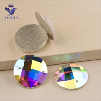 YANRUO 2015TH Round 18mm AB Strass DIY Glass Stones And Crystals Craft Gems Flat Back Sewing Rhinestones On Clothes
YANRUO 2015TH Round 18mm AB Strass DIY Glass Stones And Crystals Craft Gems Flat Back Sewing Rhinestones On Clothes