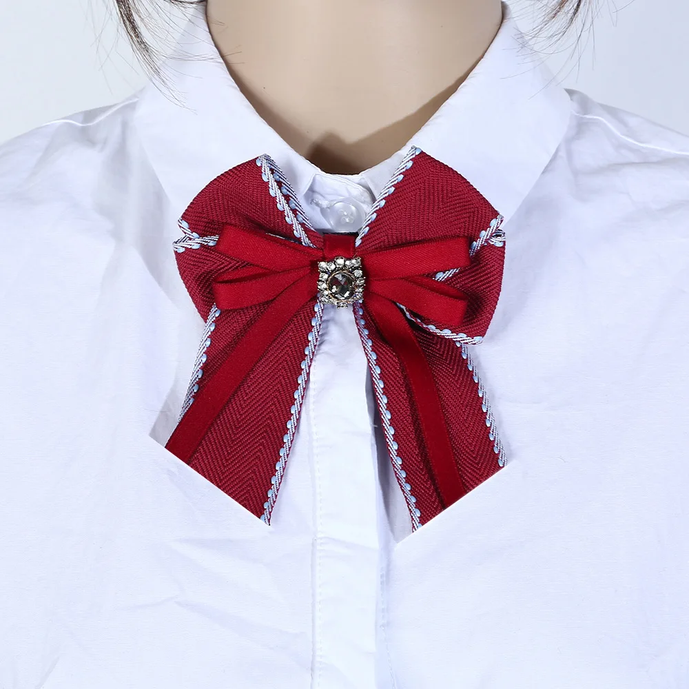 British College Wind Woman & Man Brooches Long Ribbon Big Stripe Bowknot Shirt's Bow Tie Pins Collar Brooch Jewelry Accessories
British College Wind Woman & Man Brooches Long Ribbon Big Stripe Bowknot Shirt's Bow Tie Pins Collar Brooch Jewelry Accessories