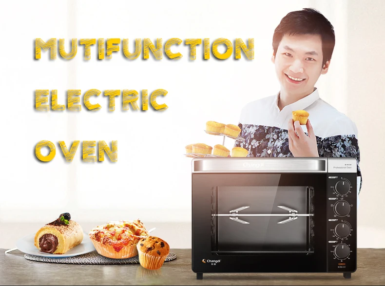 32L Multi-Functional Electric Household Baking Oven Cake Bread Enameled Oven With Big Capacity CRTF32K
32L Multi-Functional Electric Household Baking Oven Cake Bread Enameled Oven With Big Capacity CRTF32K