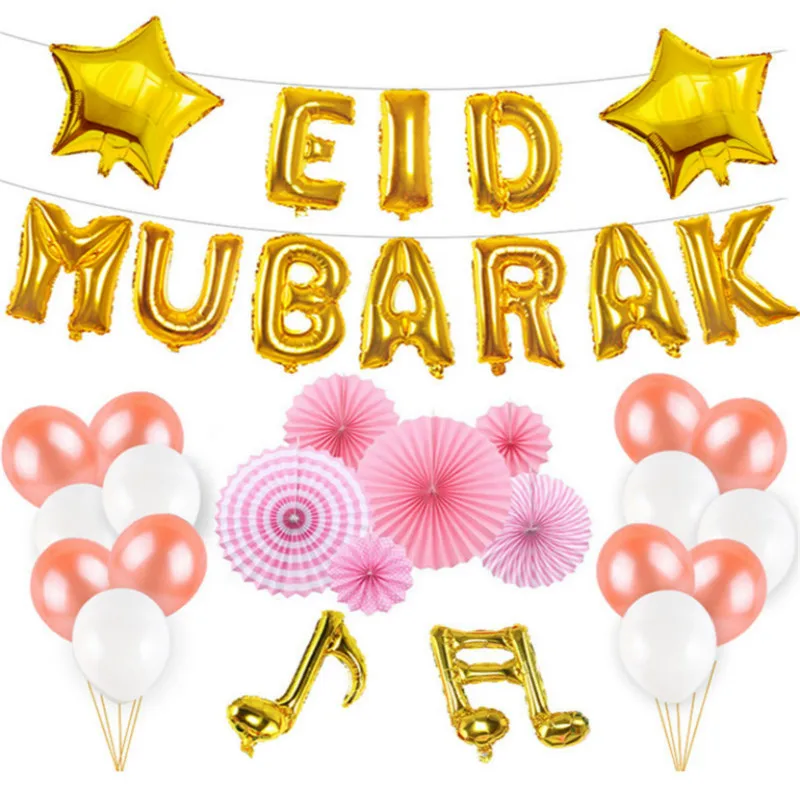 1Set EID MUBARAK Banner Glitter EID Festival Bunting Garland Islamic Muslim Mubarak Decoration Balloon Fan Flower Supplies
1Set EID MUBARAK Banner Glitter EID Festival Bunting Garland Islamic Muslim Mubarak Decoration Balloon Fan Flower Supplies