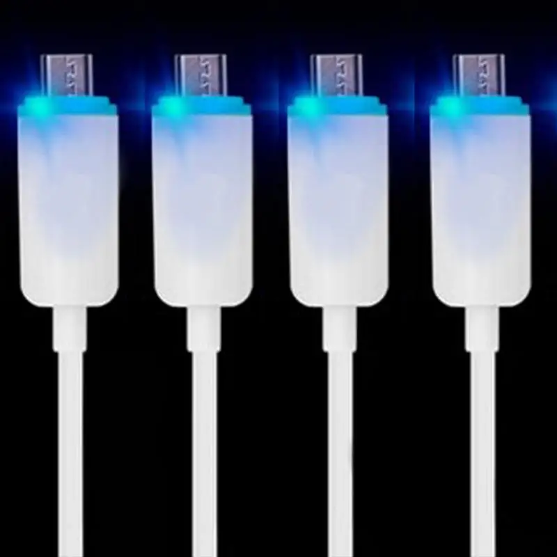Intelligent LED Indicator Light Type MicroUSB Charging Cable For Android Phones LED Luminous 2.1A Quick Charging USB Cable
Intelligent LED Indicator Light Type MicroUSB Charging Cable For Android Phones LED Luminous 2.1A Quick Charging USB Cable