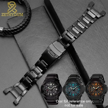 Solid stainless steel watchband for casio g-shock GW-3500B/GW-3000B/GW-2000/G-1000 watch strap black Bracelet band
Solid stainless steel watchband for casio g-shock GW-3500B/GW-3000B/GW-2000/G-1000 watch strap black Bracelet band
