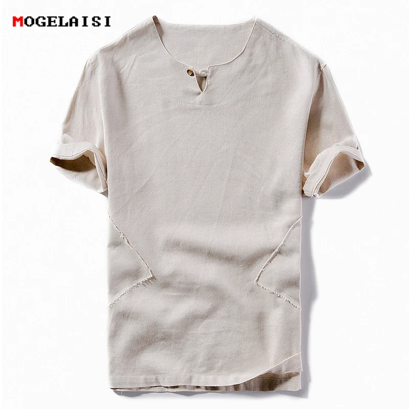 Linen Cotton Men Shirt Flax Short Sleeve Slim Shirts For Men Collarless Button Men Shirts Linen Patchwork Asian Plus size M-4XL
Linen Cotton Men Shirt Flax Short Sleeve Slim Shirts For Men Collarless Button Men Shirts Linen Patchwork Asian Plus size M-4XL