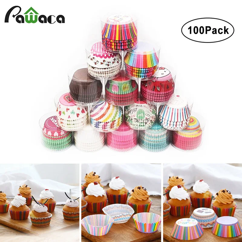 100Pcs/lot Colorful Cake Cupcake Liners Muffin Baking Cups Cases DIY Cake Cup Mold Decoration Tools for Wedding Birthday Party
100Pcs/lot Colorful Cake Cupcake Liners Muffin Baking Cups Cases DIY Cake Cup Mold Decoration Tools for Wedding Birthday Party