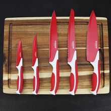 Hot Sale 5PCS Kitchen Knife Set 2Cr13 Stainless Steel Kitchen Knives Sharp Chef Knife Tool Bread Carving Utility Cooking Tools
Hot Sale 5PCS Kitchen Knife Set 2Cr13 Stainless Steel Kitchen Knives Sharp Chef Knife Tool Bread Carving Utility Cooking Tools