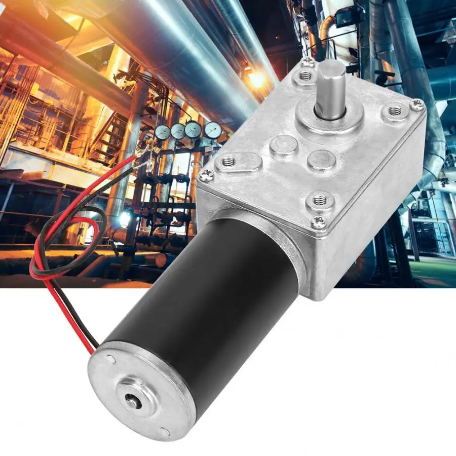 DC 24V Gear Reduction Motor High Torsion Speed Reduce Electric Gearbox Motor 5-200RPM Micro Reversible Worm Gear Motor
DC 24V Gear Reduction Motor High Torsion Speed Reduce Electric Gearbox Motor 5-200RPM Micro Reversible Worm Gear Motor