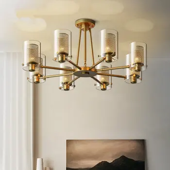 The Post-modern light luxury atmosphere ceiling lights personality dining room bedroom ceiling lamp gold glass lighting fixtures
The Post-modern light luxury atmosphere ceiling lights personality dining room bedroom ceiling lamp gold glass lighting fixtures