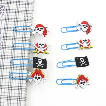 8 Pcs/set Cartoon Mini Pirate PVC Clips Bookmarks Book Mark Paper Photo Message Clips Stationery Office Supply Gift
8 Pcs/set Cartoon Mini Pirate PVC Clips Bookmarks Book Mark Paper Photo Message Clips Stationery Office Supply Gift