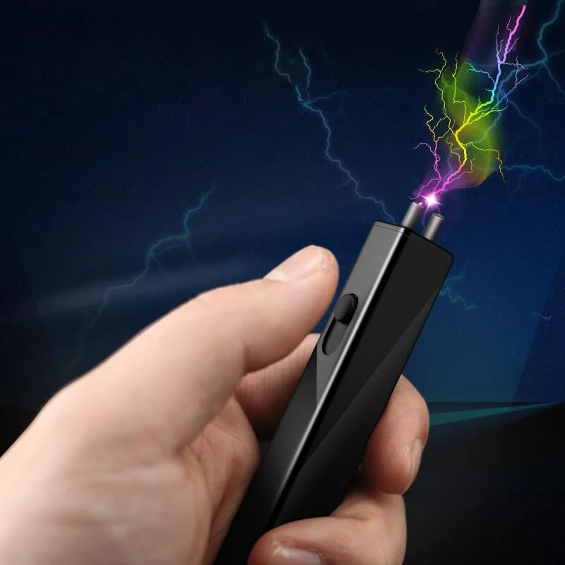 2019 New Mini Arc Plasma Lighter Thin Electric Cigarette Lighters Rechargeable USB Lighter gadgets for men Windproof Flameless
2019 New Mini Arc Plasma Lighter Thin Electric Cigarette Lighters Rechargeable USB Lighter gadgets for men Windproof Flameless