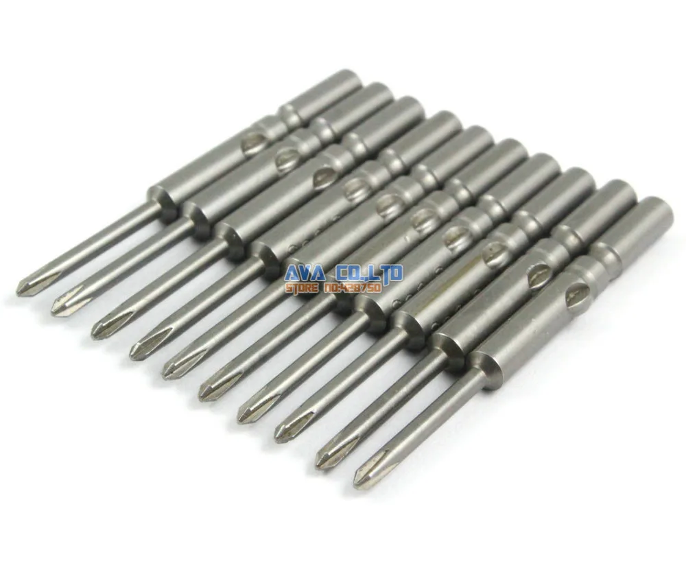 10 Pieces 2.5mm PH0 Magnetic Phillips Screwdriver Bit S2 Steel 5mm Round Shank 60mm Long
10 Pieces 2.5mm PH0 Magnetic Phillips Screwdriver Bit S2 Steel 5mm Round Shank 60mm Long
