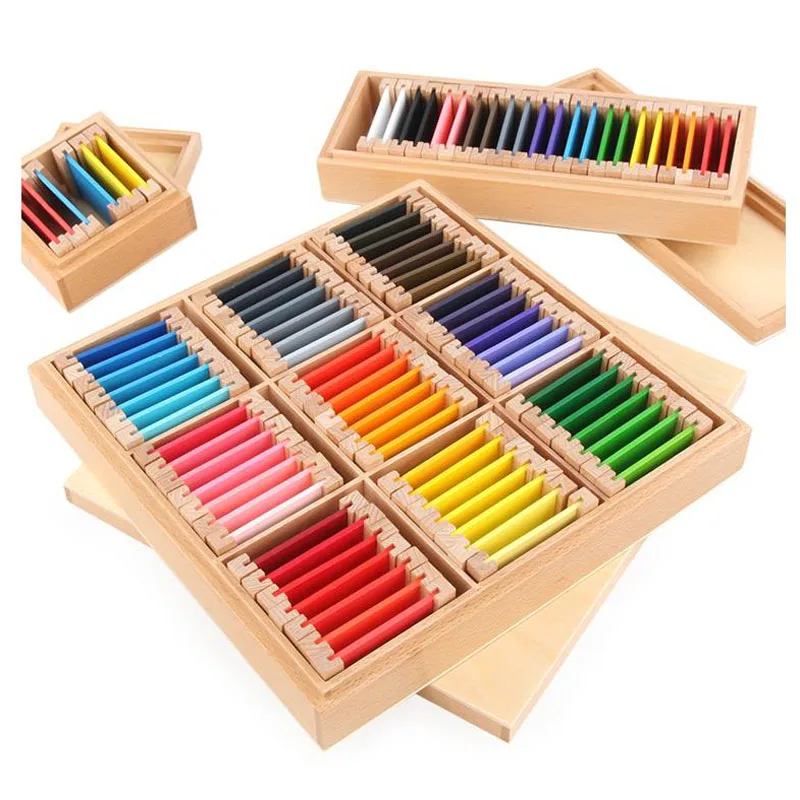 Montessori color learning material swatch wooden box kids preschool wood early education enlightenment children educational toys
Montessori color learning material swatch wooden box kids preschool wood early education enlightenment children educational toys