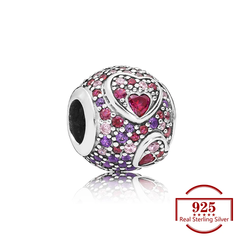 Heart-shaped Zircon Multi-color Charms Diy Beads Fits Original Charm 925 Sterling Silver Bracelet Women Trendy Jewelry Wife Gift
Heart-shaped Zircon Multi-color Charms Diy Beads Fits Original Charm 925 Sterling Silver Bracelet Women Trendy Jewelry Wife Gift