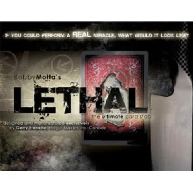 Lethal,Signed Card On Board - Magic Tricks, Stage,Card magic,Accessories,Illusions,Gimmick,Classic Toys Professional Magician
Lethal,Signed Card On Board - Magic Tricks, Stage,Card magic,Accessories,Illusions,Gimmick,Classic Toys Professional Magician