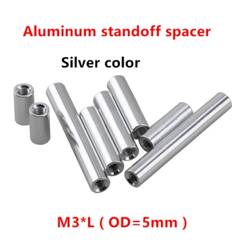 10pcs M3 Aluminum Column M3*4/5/6/8/10/12/15/20/25/30/35/37/40mm Round Standoff Spacer Studs anodized Silver
10pcs M3 Aluminum Column M3*4/5/6/8/10/12/15/20/25/30/35/37/40mm Round Standoff Spacer Studs anodized Silver
