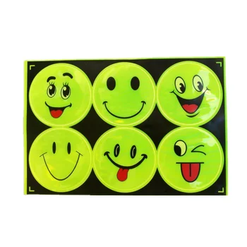 1 Lot/6pcs Bicycle Reflector Fluorescent MTB Road Bike Glue Reflective Sticker Smiling Face Paste Multi-purpose Reflective Patch
1 Lot/6pcs Bicycle Reflector Fluorescent MTB Road Bike Glue Reflective Sticker Smiling Face Paste Multi-purpose Reflective Patch