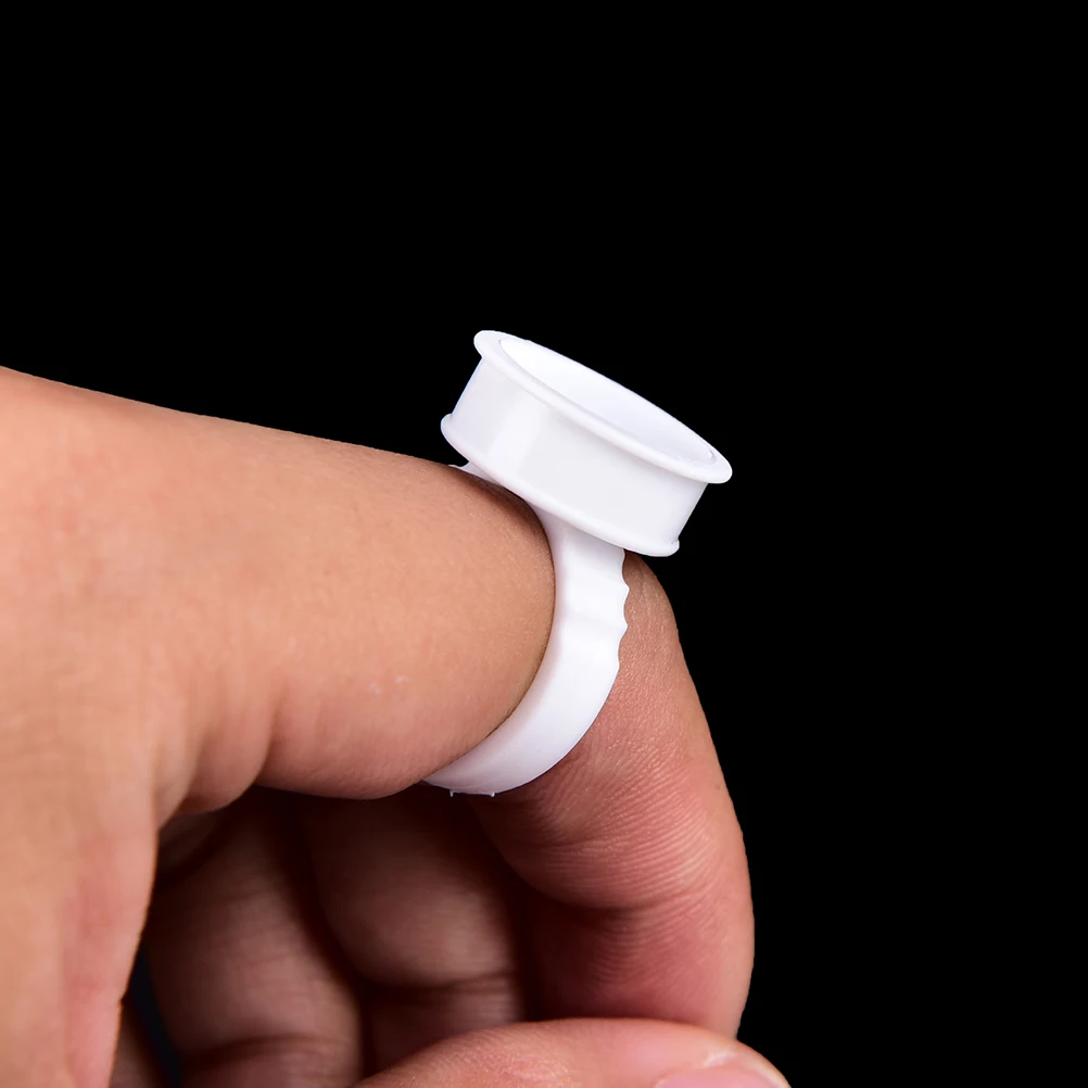 50pcs Disposable Pigment Cups Caps Pallet for Eyelash Extension Plastic Holder Glue Tattoo White Ring
50pcs Disposable Pigment Cups Caps Pallet for Eyelash Extension Plastic Holder Glue Tattoo White Ring