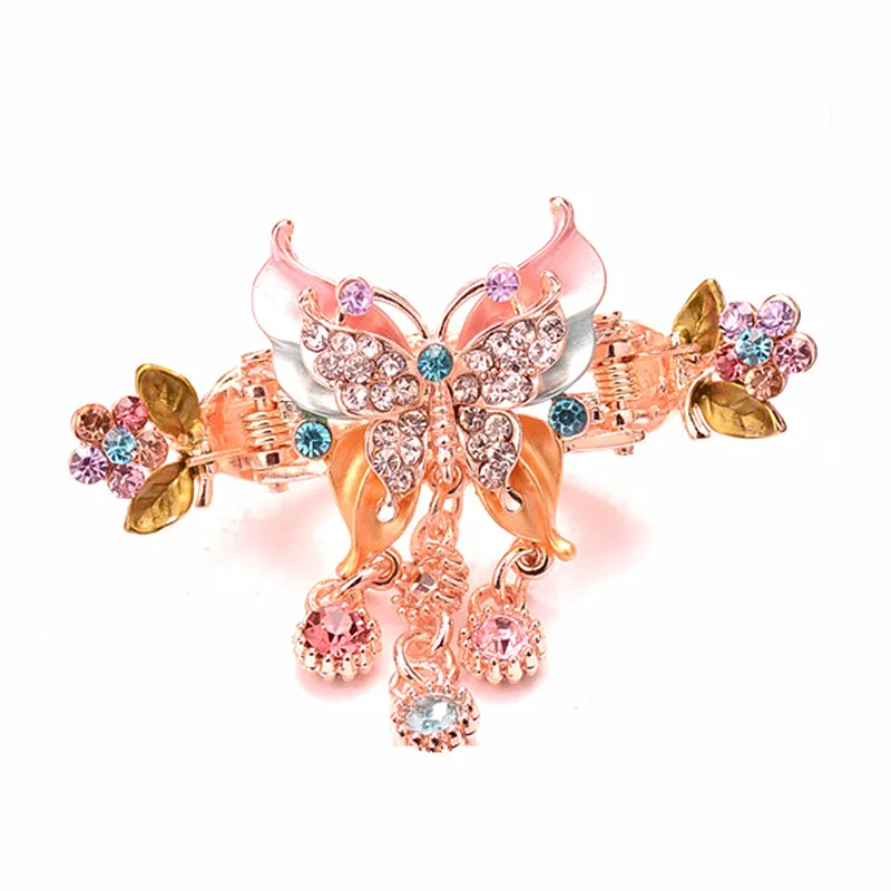 Popular Women Ornaments Hair Grabber Decorate Hairpin Handmade Hollow Out Butterfly Crystal Hairpin For Female Hair Jewelry
Popular Women Ornaments Hair Grabber Decorate Hairpin Handmade Hollow Out Butterfly Crystal Hairpin For Female Hair Jewelry
