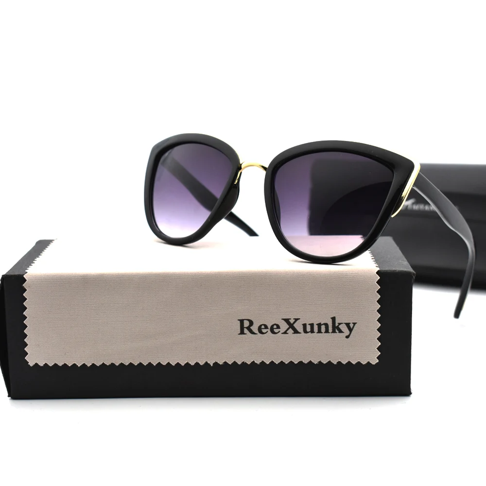 Fashion Vintage Sunglasses Women Sexy Cat eye Sunglass Retro Sun glasses Female Black Mirror Shade for Womens With Eyewear Bag
Fashion Vintage Sunglasses Women Sexy Cat eye Sunglass Retro Sun glasses Female Black Mirror Shade for Womens With Eyewear Bag