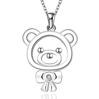 925 Sterling Silver Bear Charm Fashion Mini Bear Shape Pendant Necklace Women High Quality Smooth Hot Sale For Women Girl Gifts
925 Sterling Silver Bear Charm Fashion Mini Bear Shape Pendant Necklace Women High Quality Smooth Hot Sale For Women Girl Gifts